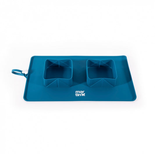 Gamelle double pliable silicone