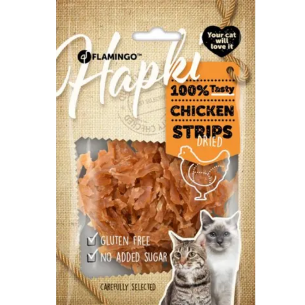 Friandises chat - hapki lanières poulet