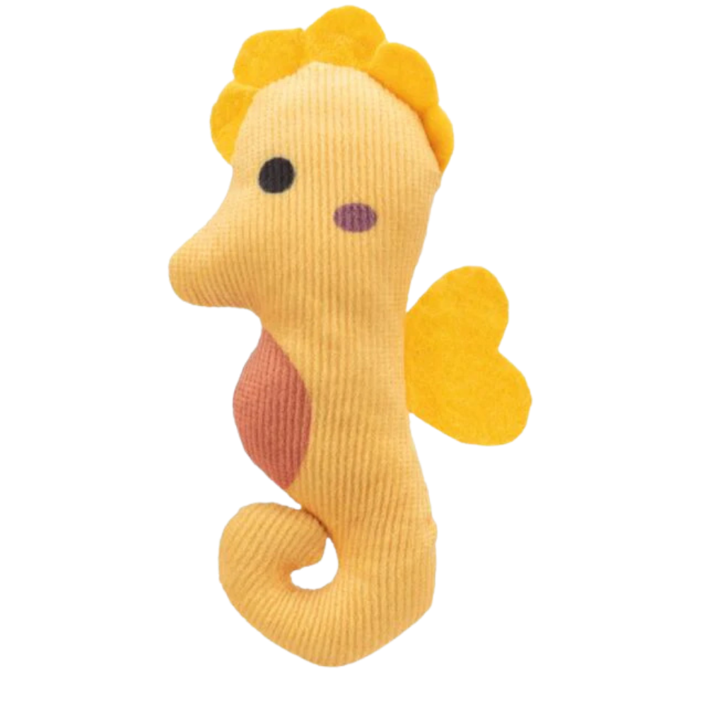 Jouet chat - hippocampe en peluche catnip 11cm