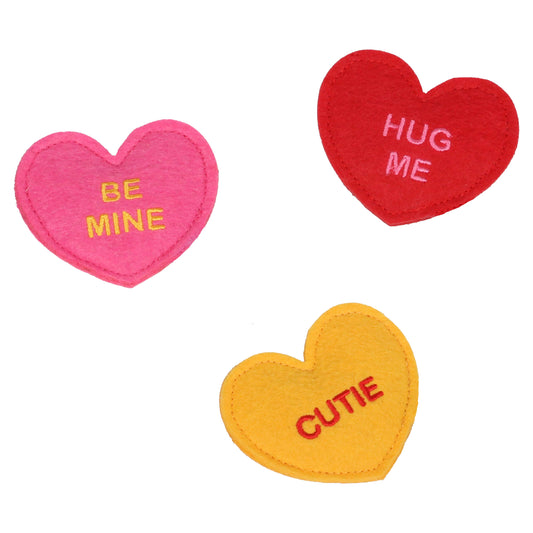 Jouet chat - coeur valériane X3