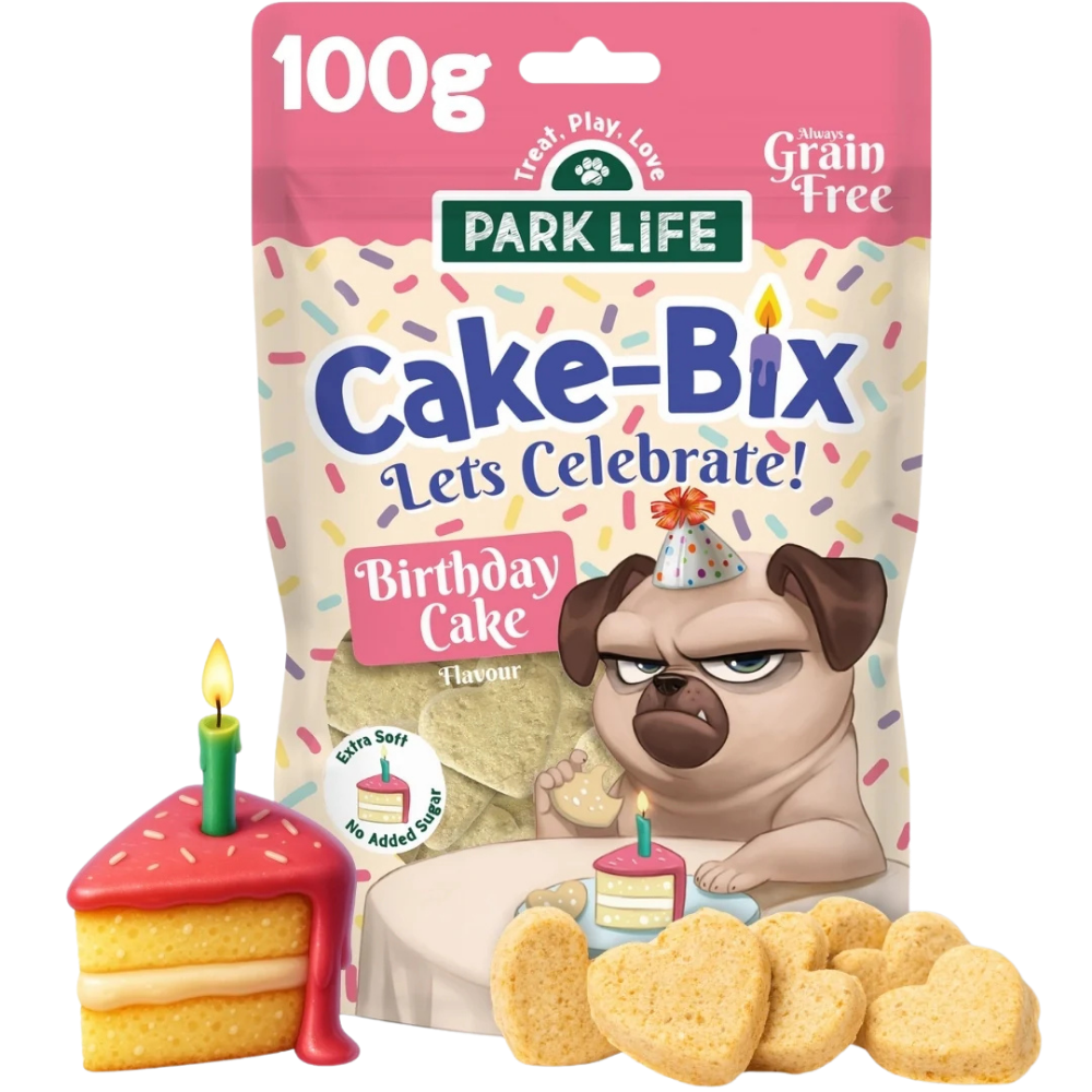 Friandises chien - cake bix, saveur de gâteau d'anniversaire 🎂