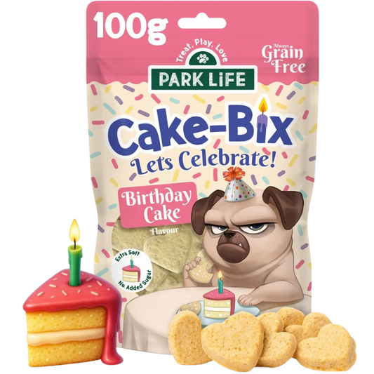 Friandises chien - cake bix, saveur de gâteau d'anniversaire 🎂