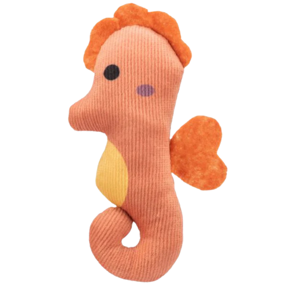 Jouet chat - hippocampe en peluche catnip 11cm