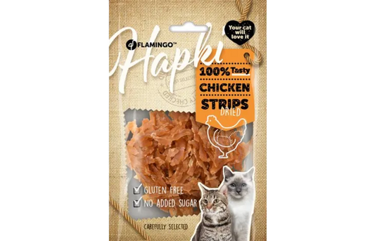 Friandises chat - hapki lanières poulet