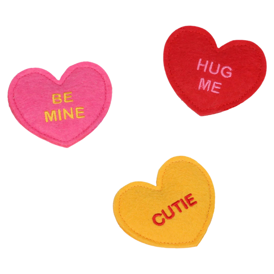Jouet chat - coeur valériane X3