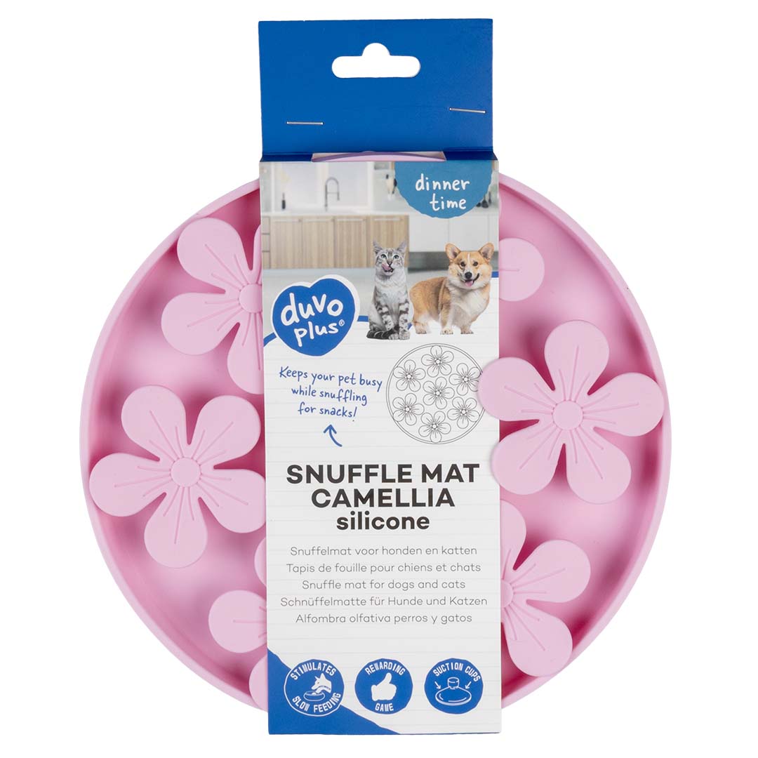 Occupation chien & chat - tapis de fouille rose