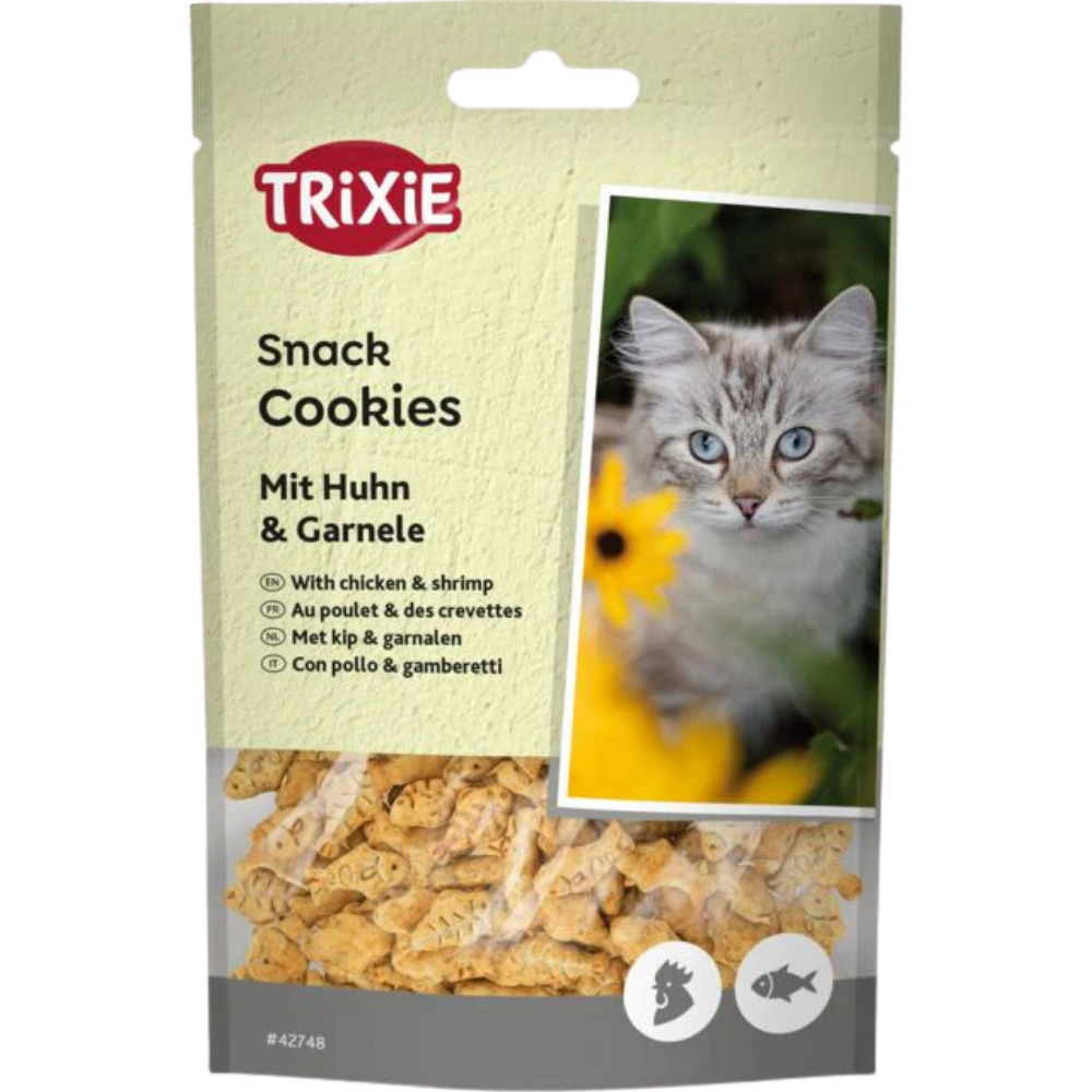 Friandises chat - cookies au poulet & crevette