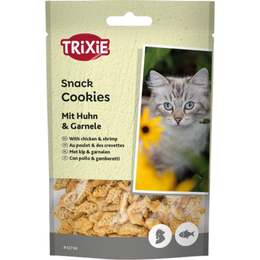 Friandises chat - cookies au poulet & crevette