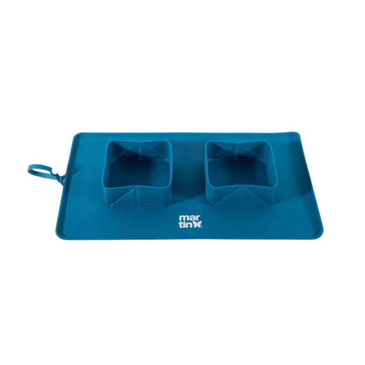Gamelle double pliable silicone