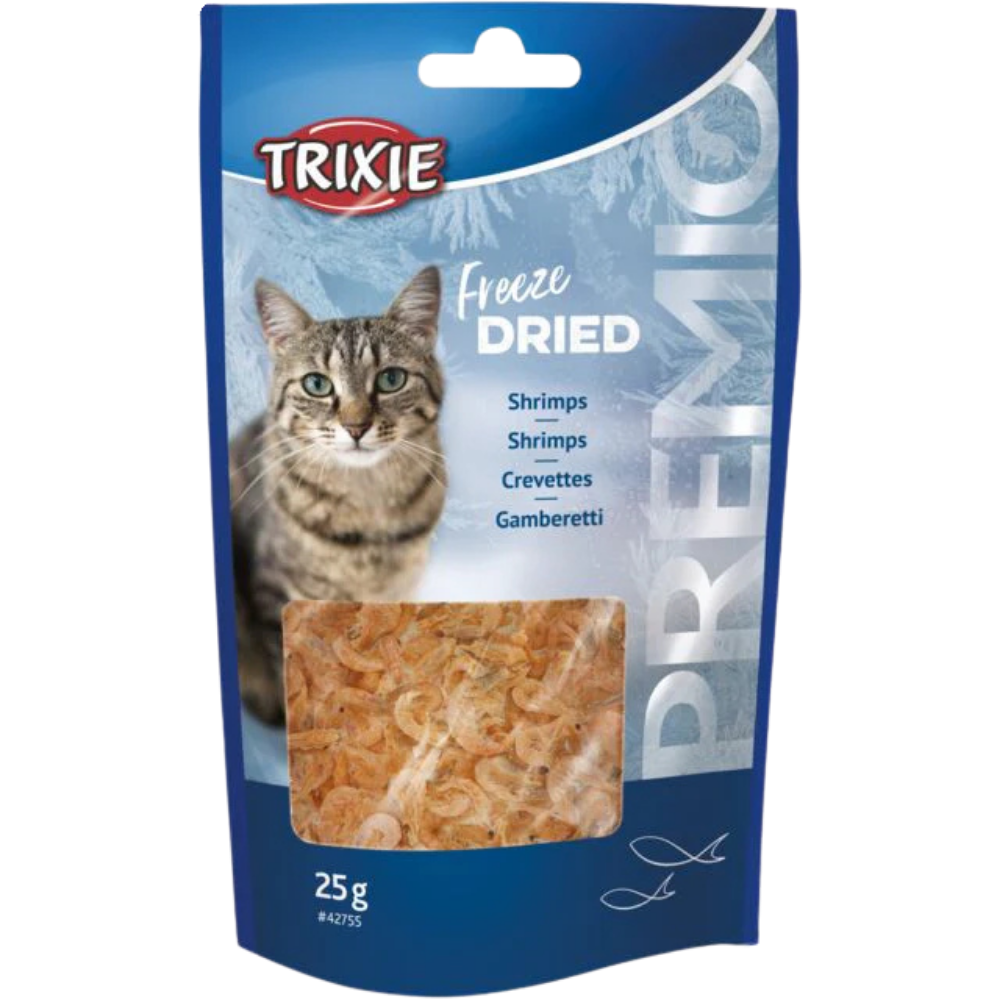 Friandises chat - freeze dried crevettes 🦐