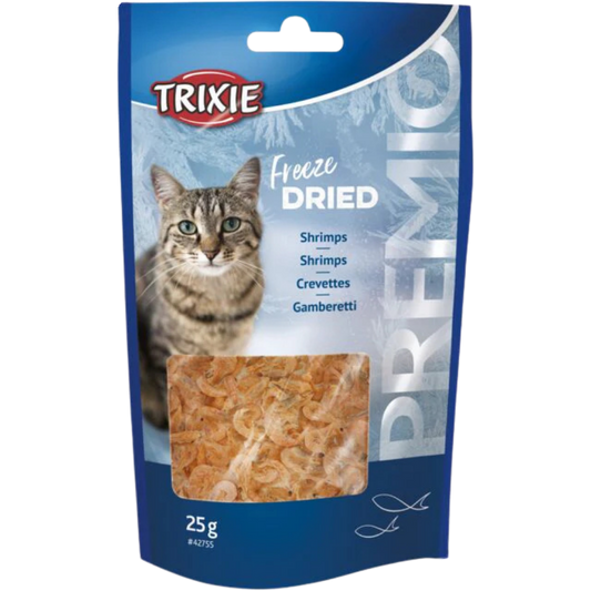 Friandises chat - freeze dried crevettes 🦐