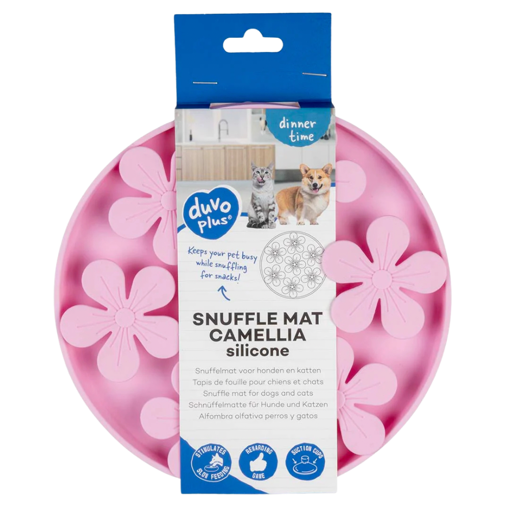 Occupation chien & chat - tapis de fouille rose
