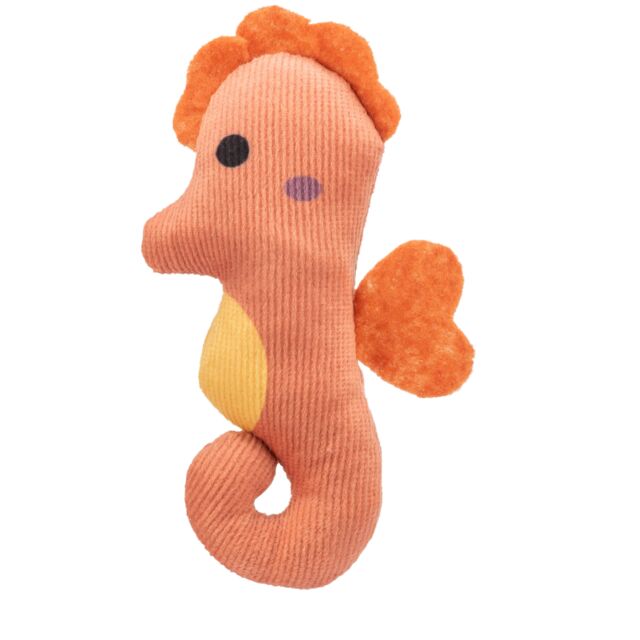 Jouet chat - hippocampe en peluche catnip 11cm