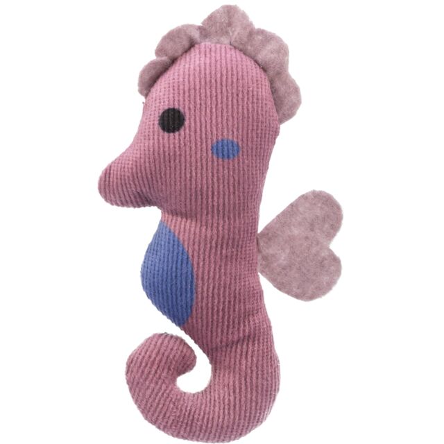 Jouet chat - hippocampe en peluche catnip 11cm