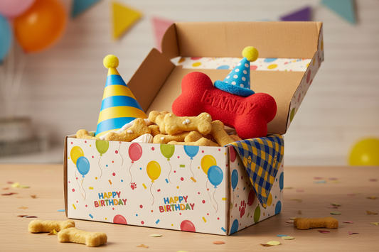 box anniversaire chien
