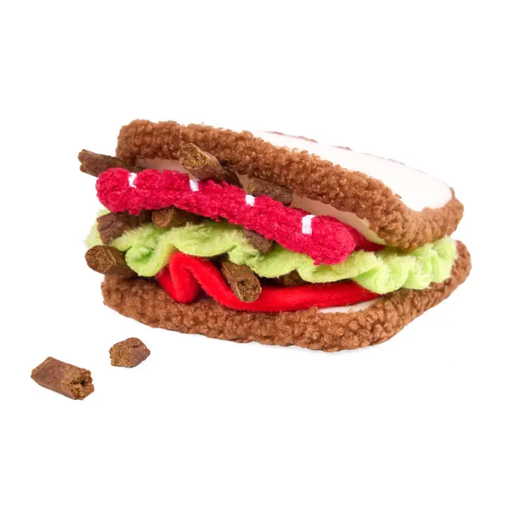 Jouet interactif pour chien - Sandwich BLT